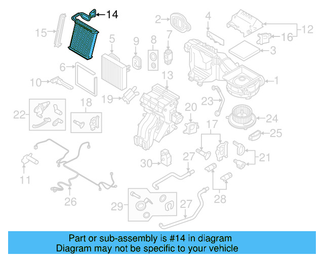 Heater Core 5Q0-819-031-B - View 22