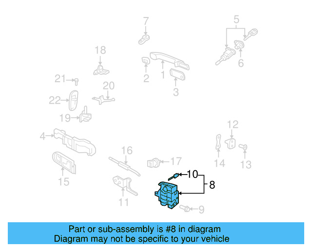 Keyless Entry Transmitter 1J0-959-753-DC - View 6
