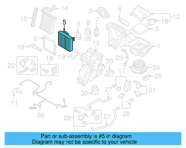 A/C Evaporator Core V04-018-002-E - View 5