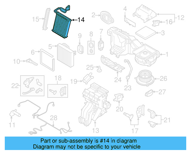 Heater Core 5QE-898-037 - View 4