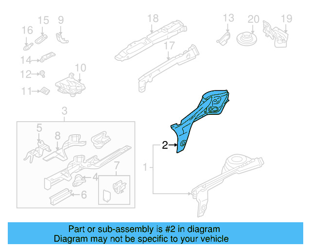 Inner Panel 1J0-809-105