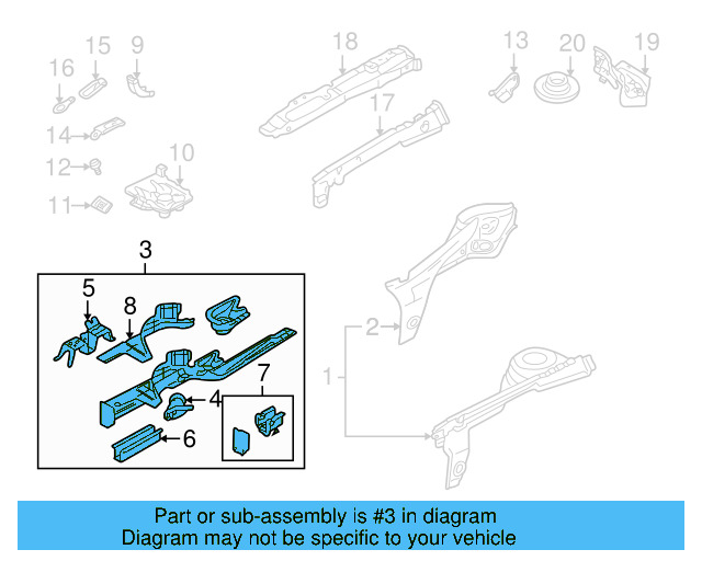 Side Rail Assembly 1JM-803-092 - View 4