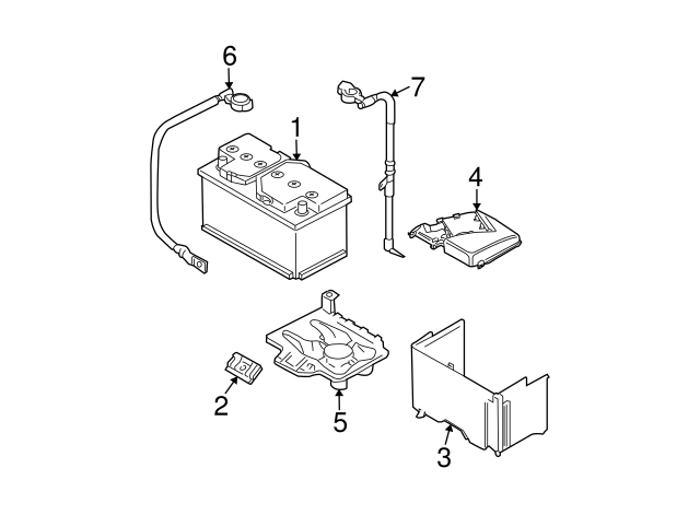 Battery Tray Clamp 1J0-803-219 - View 55