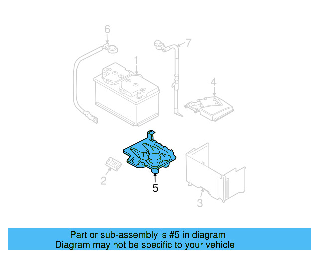 Battery Tray 1JM-915-333-C - View 8