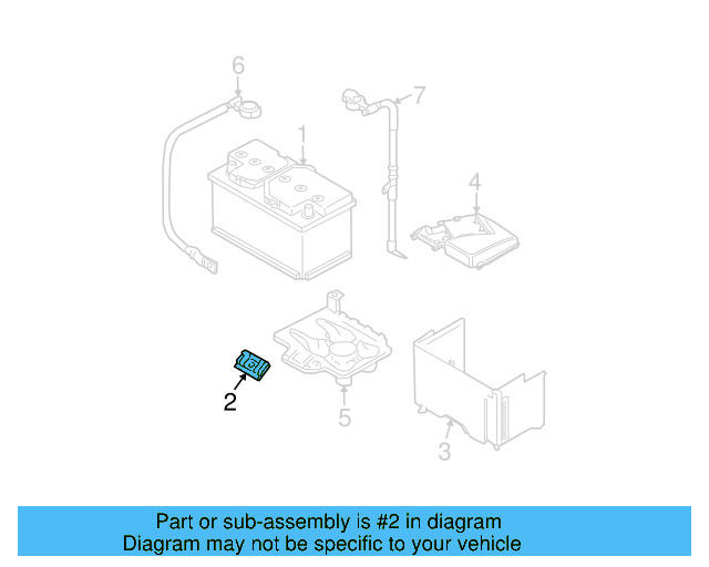 Battery Tray Clamp 1J0-803-219 - View 53