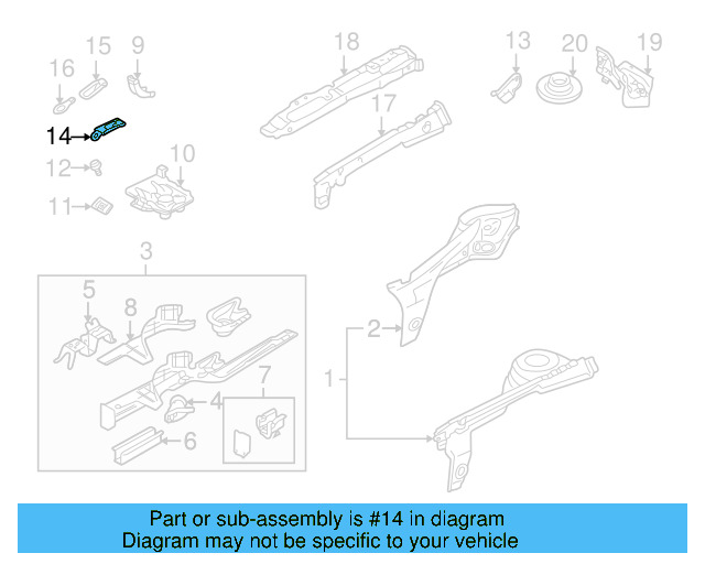Tow Hook 1J0-803-611 - View 8