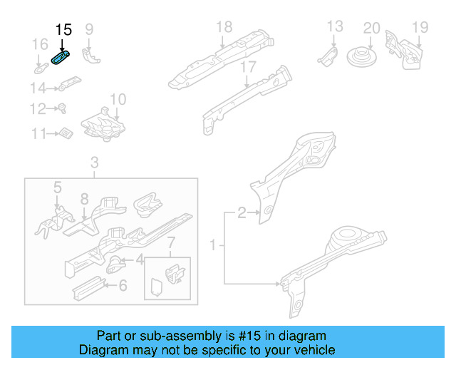 Tow Eye Mount 1J0-804-387