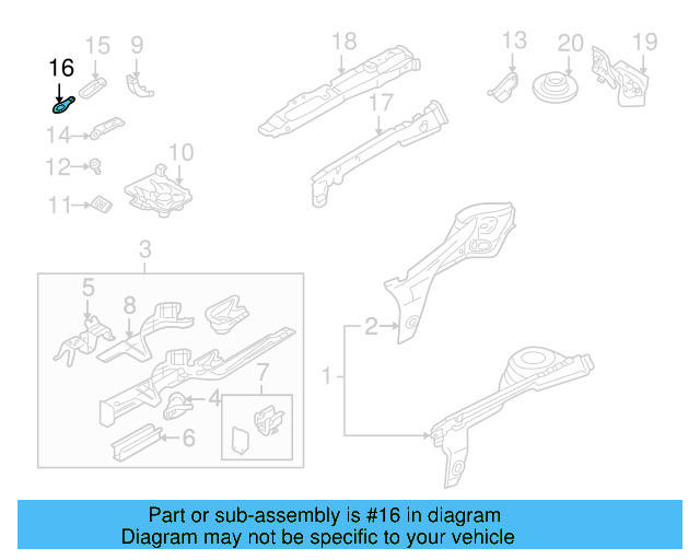 Tow Hook 1J0-803-611 - View 3