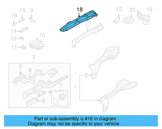 Filler Plate 1J0-809-148-B