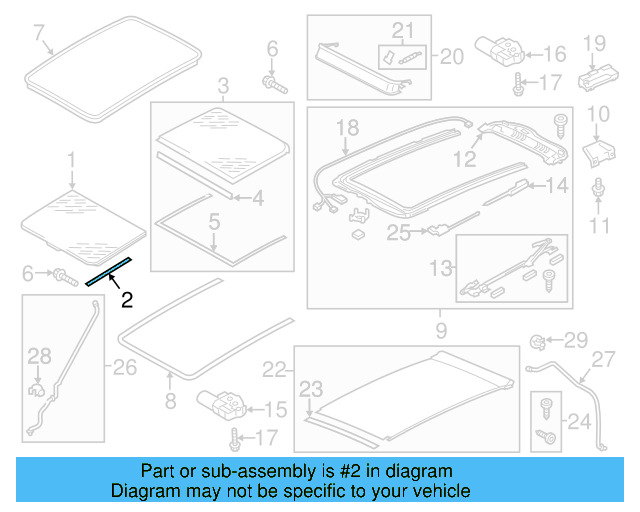 Front Trim 7P0-877-791-9B9 - View 2