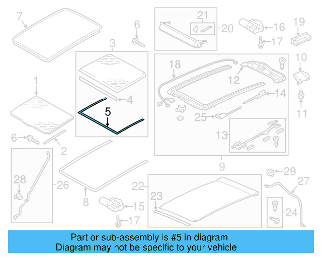 Rear Weather 7P0-877-297-A - View 4