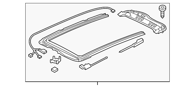 Sunroof Frame 7P0-877-049