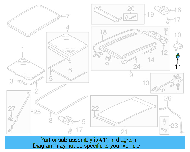 Headlamp Assembly Lower Bolt N-911-664-01 - View 54