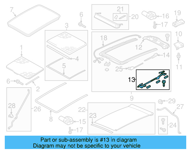 Guide Assembly 7P0-898-738 - View 2