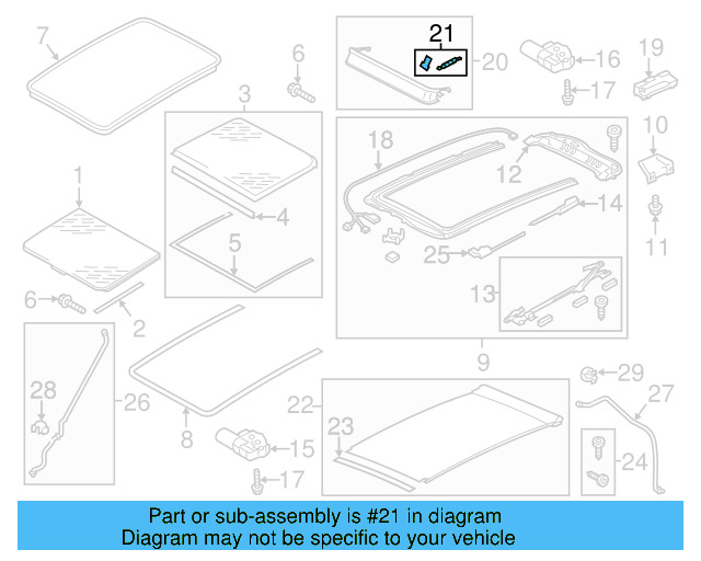 Air Deflector Mount Kit 7P0-898-671 - View 6