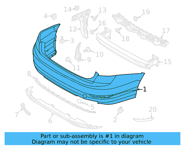 Bumper Cover (Unpainted) 17a807217gru
