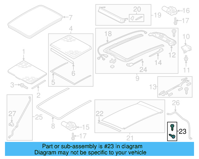 Sunshade Mount Kit 7P0-898-920 - View 7