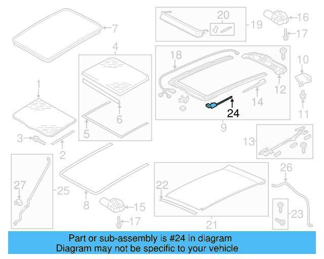 Sunshade Cable 7P0-898-870-A - View 4