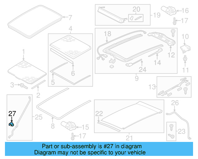 Drain Hose Front Bracket 8R0-877-244 - View 6