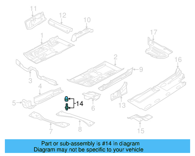 Uniside Assembly Mount Bolt WHT-000-869 - View 4