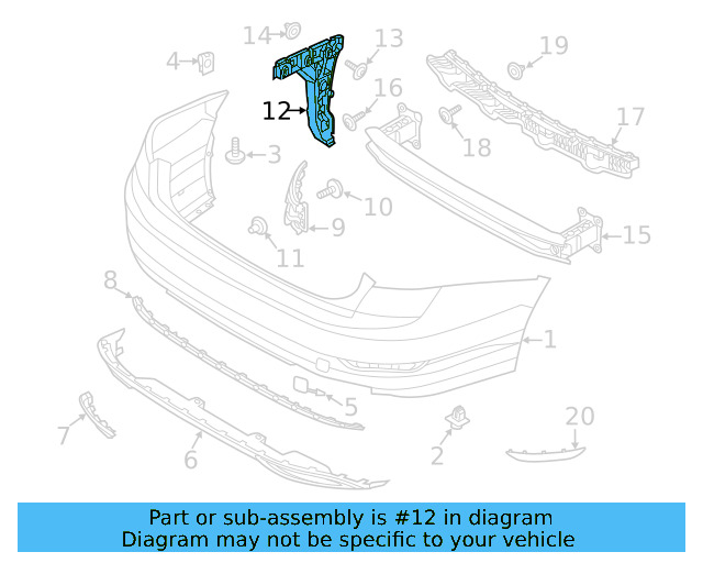 Fender Liner Nut WHT-004-694 - View 80