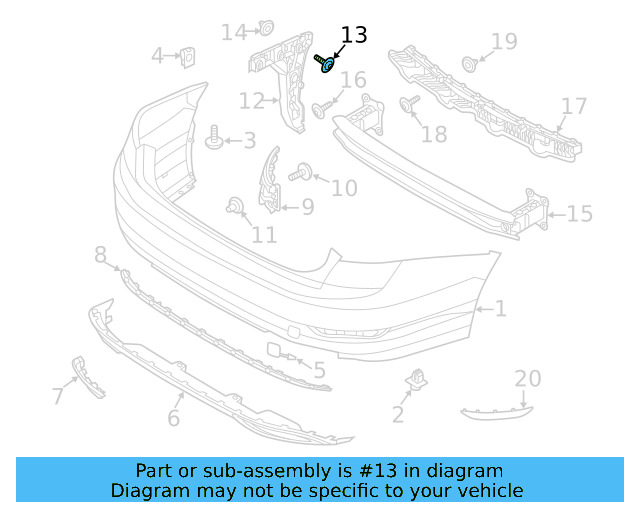 Fender Liner Nut WHT-004-694 - View 28