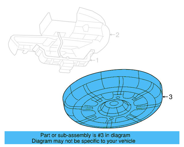 Spare Cover 7B0-601-223-A - View 4