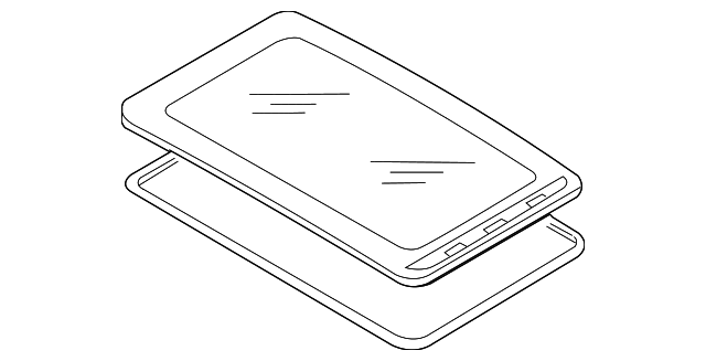 Sunroof Glass 8D0-877-071-C - View 4