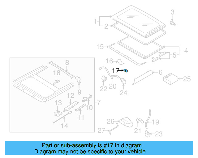 Air Deflector Stop 8D5-898-652 - View 18