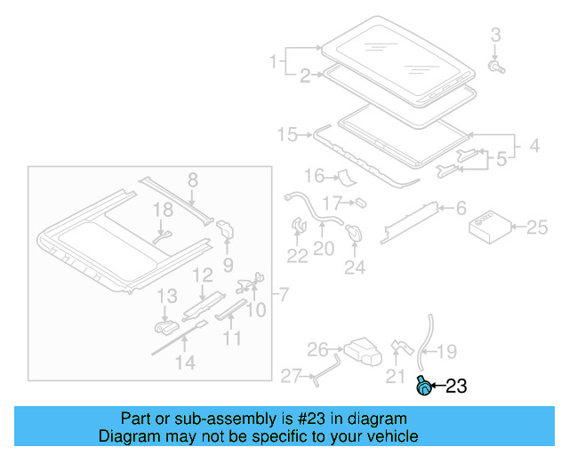 Drain Hose Grommet 1T0-877-242-A - View 27