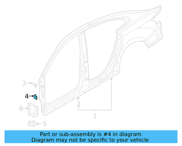 Hinge Plate 1K5-809-693 - View 3
