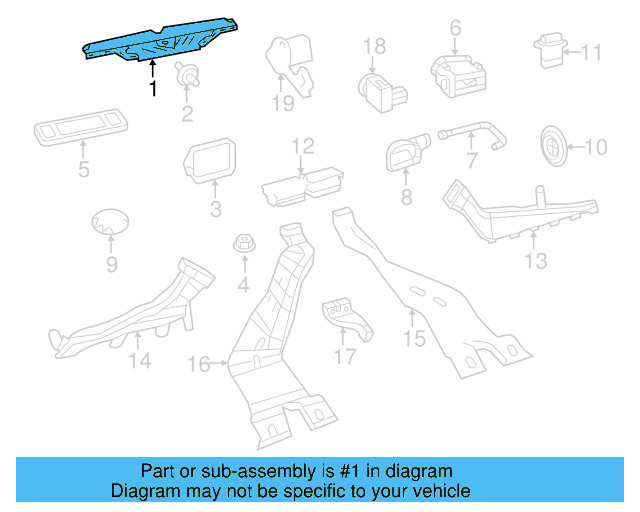Defroster Grille 5K0-857-473-B-81U