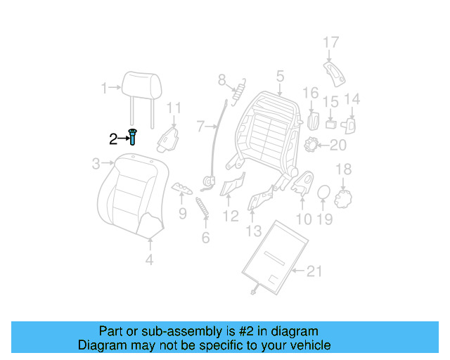 Headrest Guide 1K0-881-920-H-B41