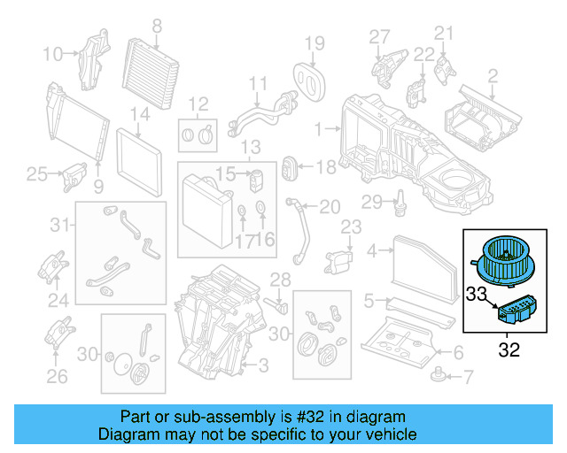 Blower Assembly 1K1-820-015-Q - View 30
