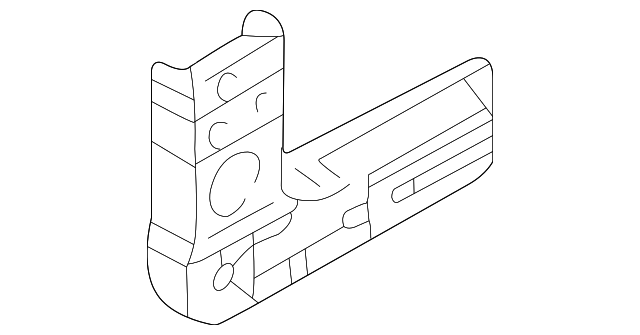 Pillar Reinforced 3B0-809-204-B - View 3