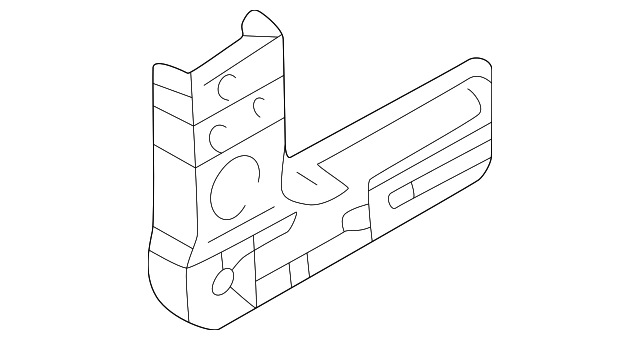 Pillar Reinforced 3B0-809-204-B - View 4