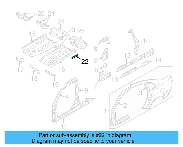 Seat Track 1J0-802-259 - View 38