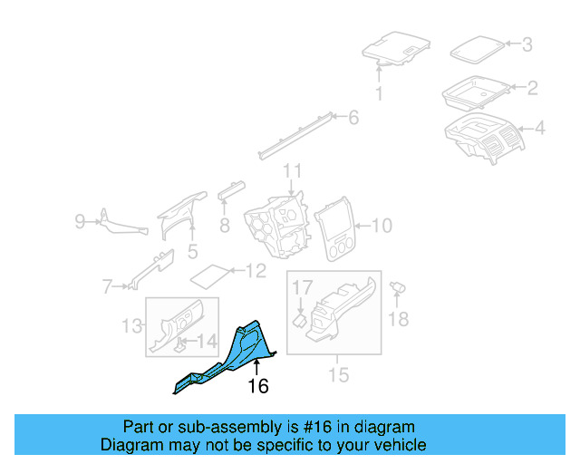 Knee Bolster 1K1-858-366-R-95T