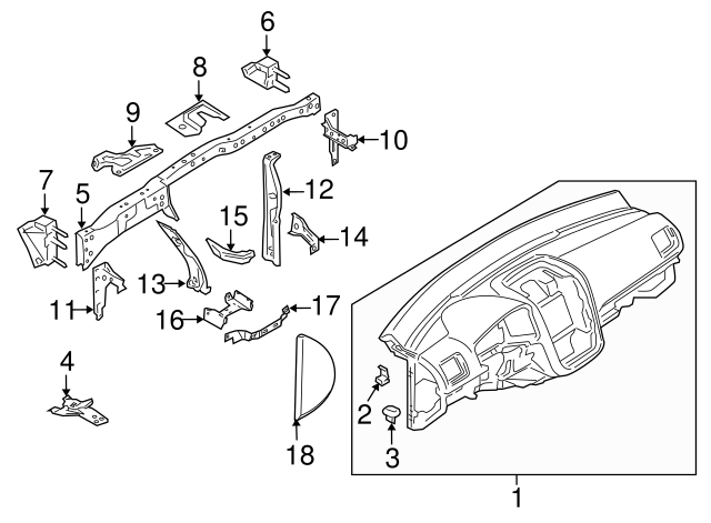Instrument Panel Plug 1T0-857-489 - View 68
