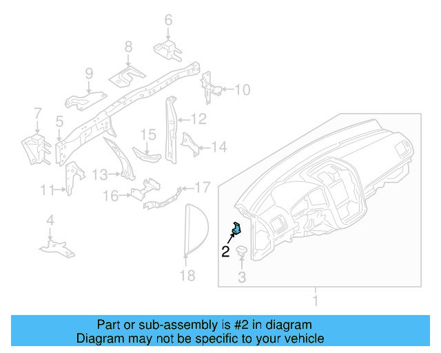 Side Trim Clamp 6N0-867-190 - View 16