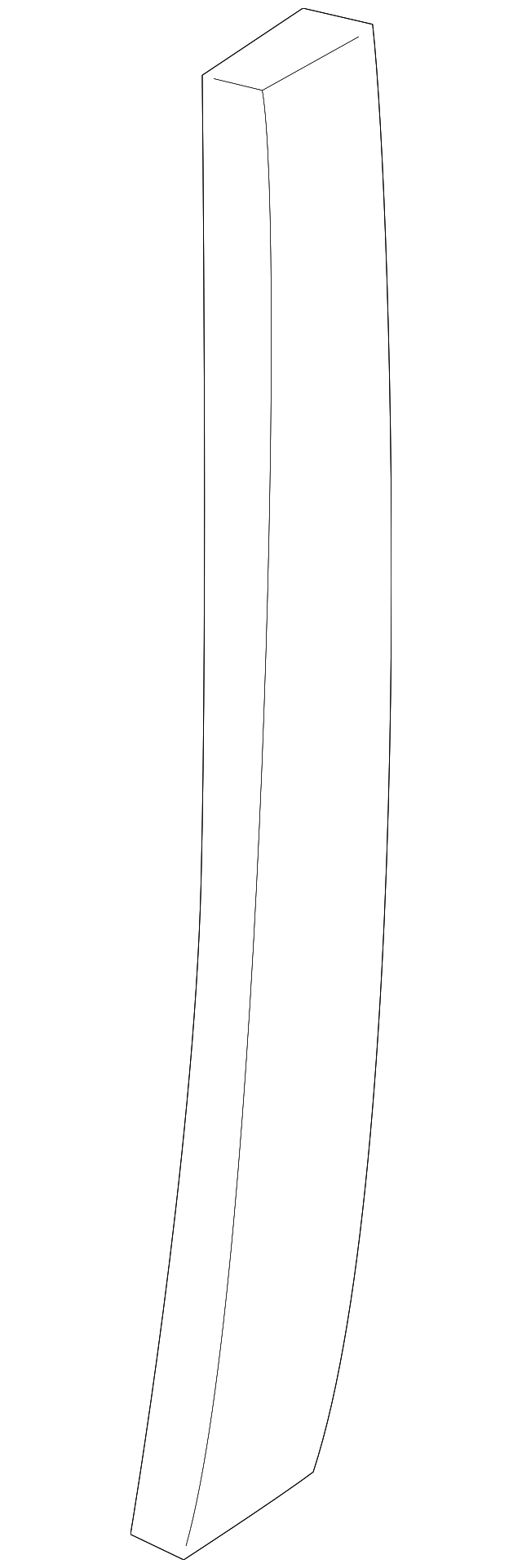 Side Trim 1J0-853-189-2WE - View 2