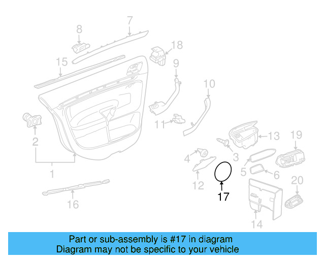 Courtesy Lamp 1J0-947-411-E - View 36