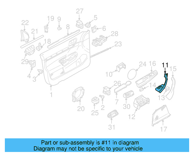Courtesy Lamp 1J0-947-411-E - View 5