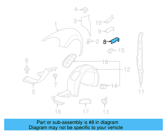 Lower Bracket 5C5-809-619 - View 4