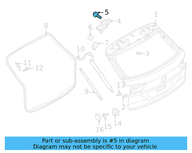 Hinge Bolt N-912-068-01 - View 6