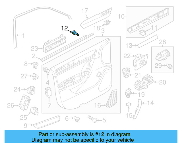 Speaker Grille 7P6-867-150-82V - View 7