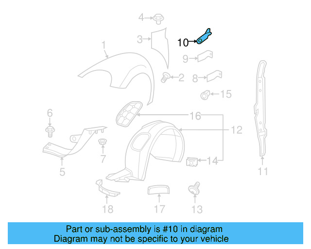 Rear Bracket 5C5-810-697 - View 3