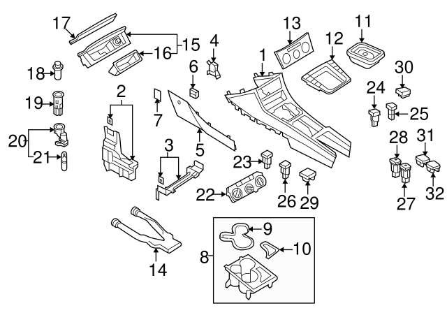 Instrument Panel Plug 1T0-857-489 - View 64
