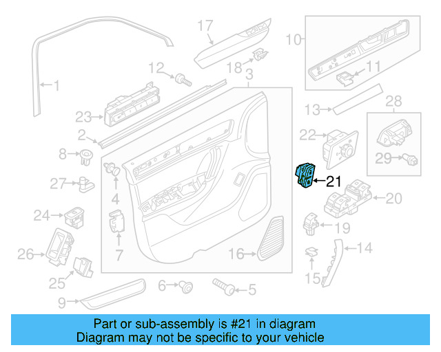 Courtesy Lamp 1K0-947-411-A - View 38