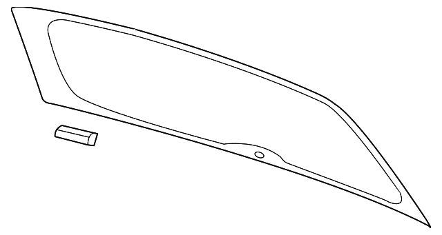 Lift Gate Glass 3CN-845-051-M-NVB